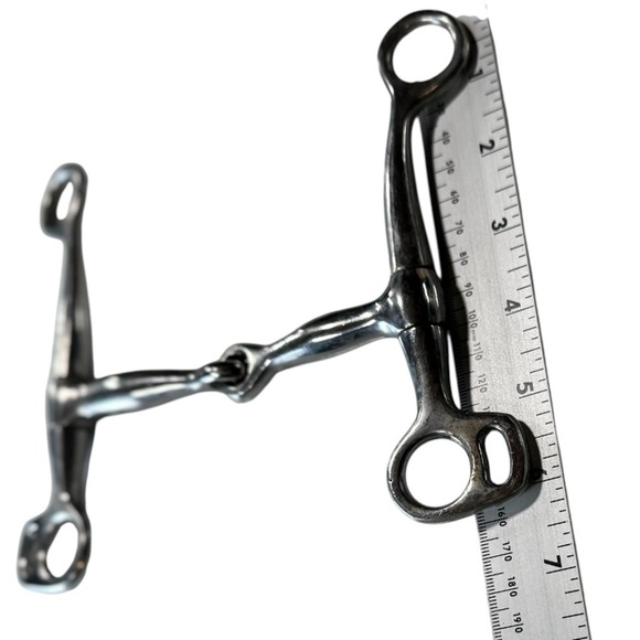 Snaffle With Shanks Horse Bit - Picture 4 of 4